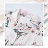 7pcs Floral Print Satin Pajama Set