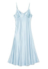 Baby Blue Satin Dress
