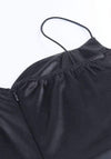 Black Midi Dress with Slit