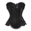 Lace and Satin Corset Top