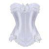 Lace and Satin Corset Top