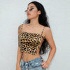 Leopard Print Satin Top