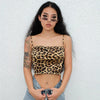 Leopard Print Satin Top