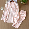 Pink Satin Pajama Set