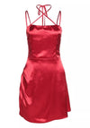 Red Backless Mini Dress