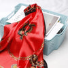 Red Satin Scarf