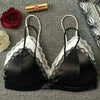 Satin and Lace Push Up Bra