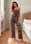 Satin Leopard Pajama Set