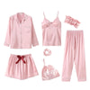 Satin Pajama Sets Pink