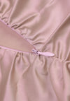 Satin Ruched Dress